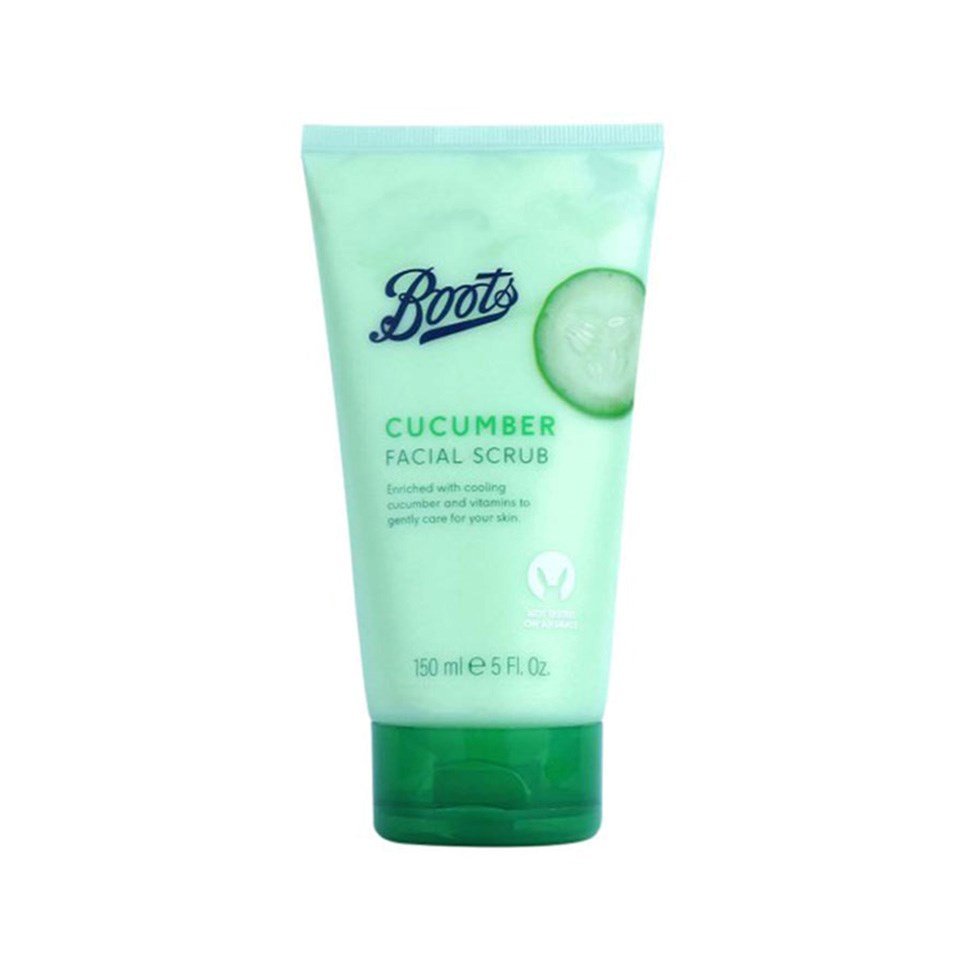 0000528_boots-cucumber-facial-scrub-150ml Boots Cucumber Facial Scrub 150ml - Image 1