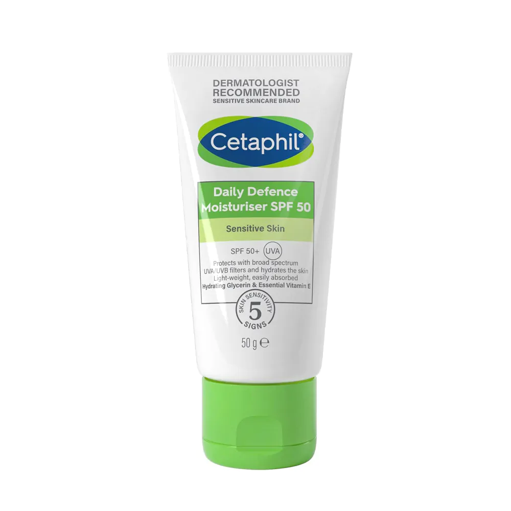 0001425_cetaphil-daily-defence-face-moisturiser-with-spf-50-50g Cetaphil Daily Defence Face Moisturiser with SPF 50+ 50g - Image 1