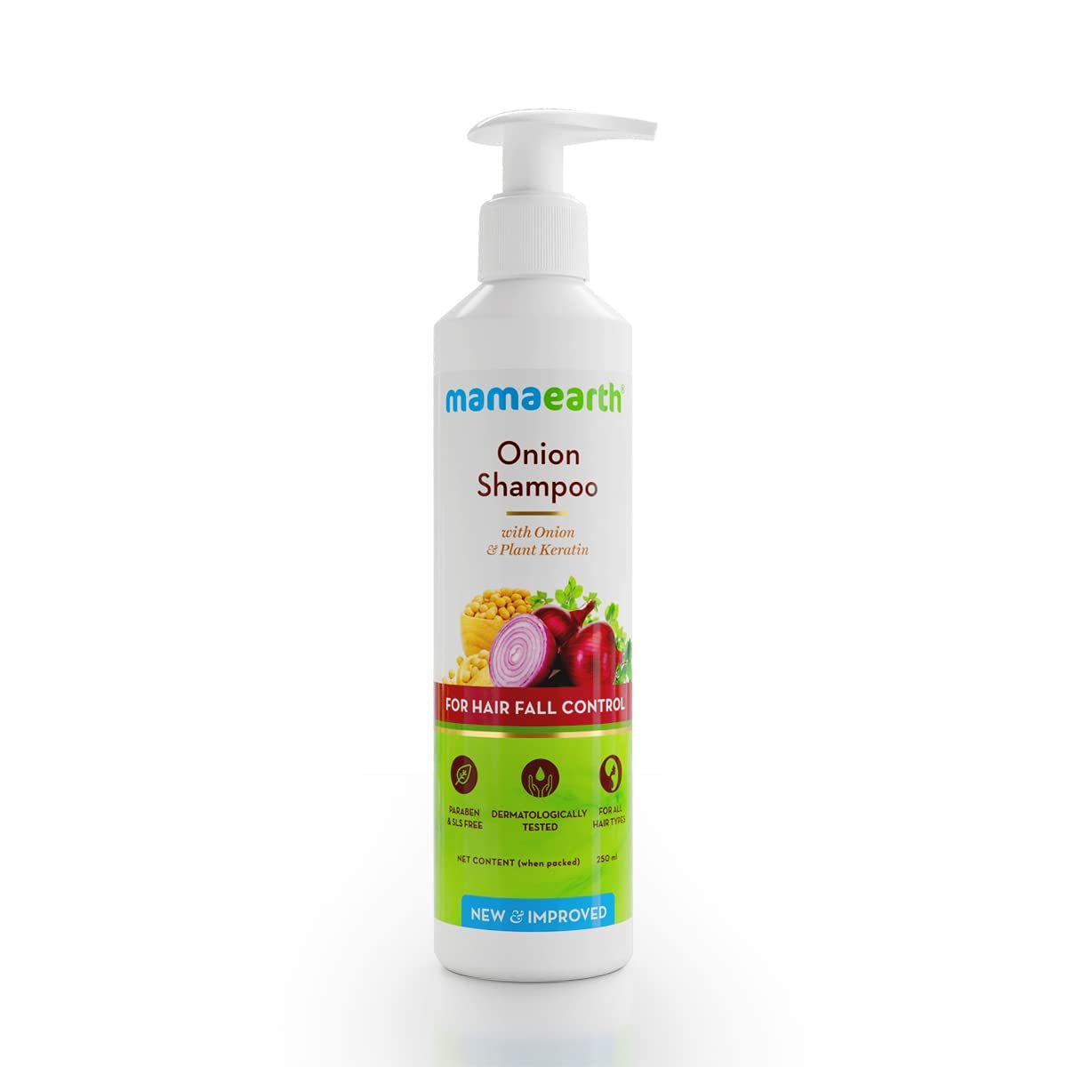 0001623_mamaearth-onion-shampoo-250ml Mamaearth Onion Shampoo 250ml - Image 1