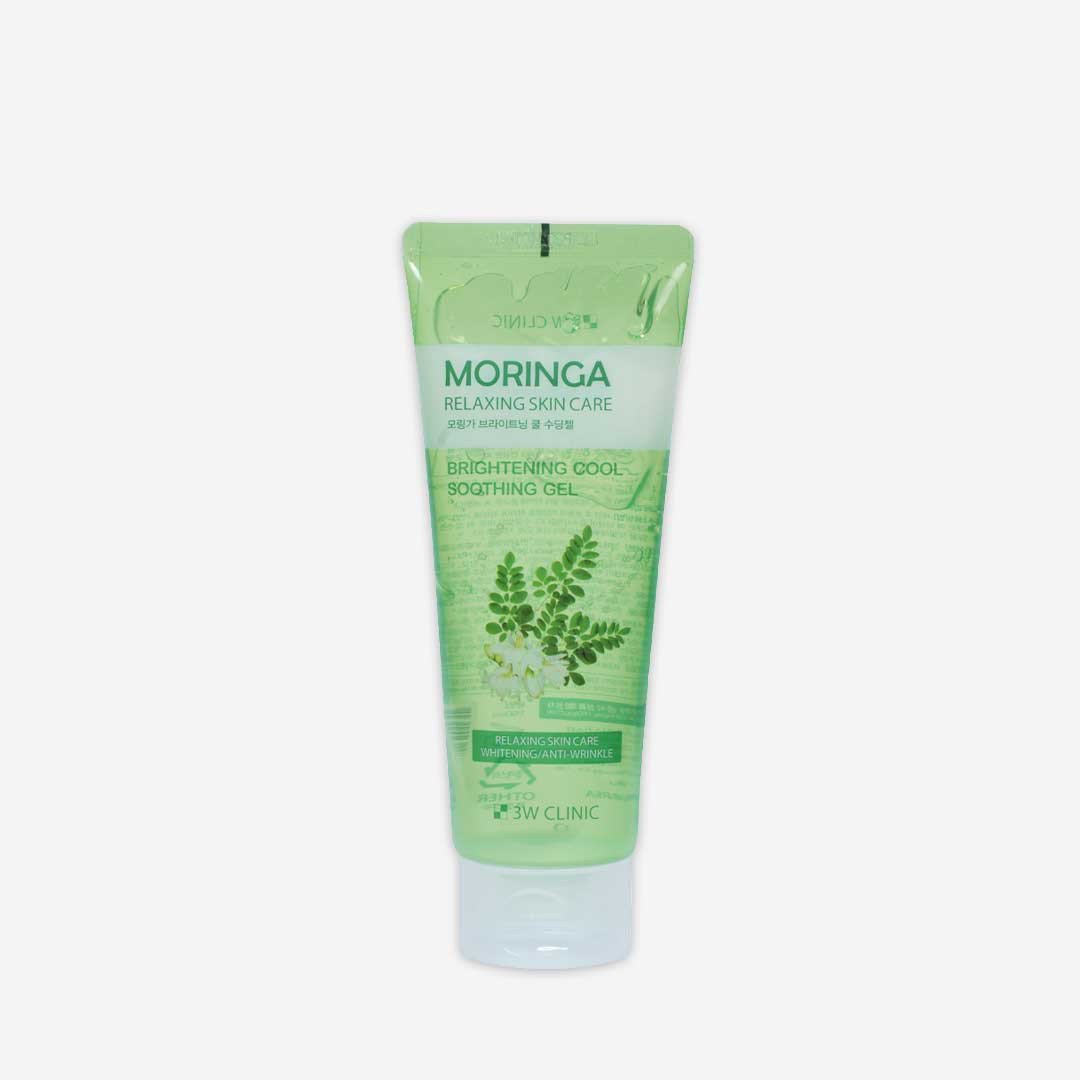 0013031_3w-clinic-moringa-brightening-cool-soothing-gel-160g 3W Clinic Moringa Brightening Cool Soothing Gel 160g - Image 1