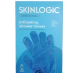 OYUMEA Bath and Body Exfoliating Body Gloves 1 Pair Blue